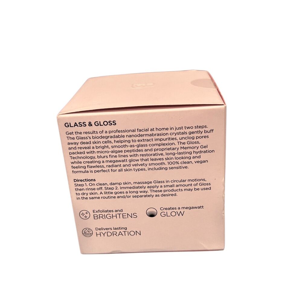 BeautyBio Glass & Gloss At-Home 2-Step Facial System  30 ml New in a box - Picture 3 of 4